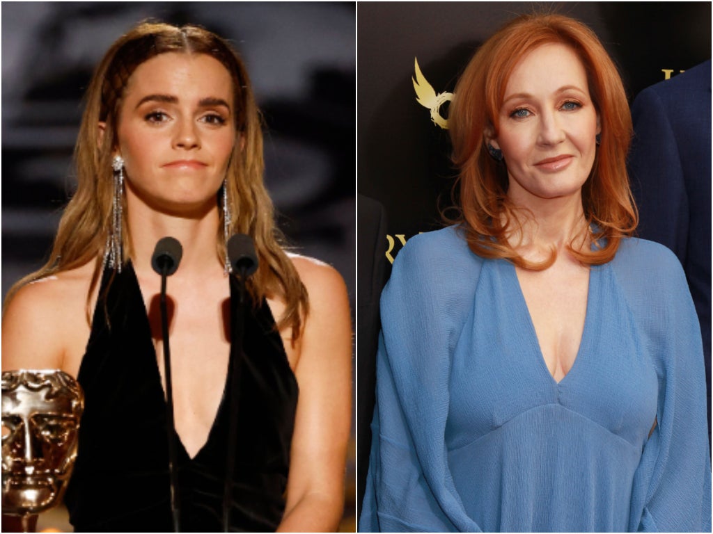 Baftas 2022: Emma Watson appears to shade JK Rowling while presenting award