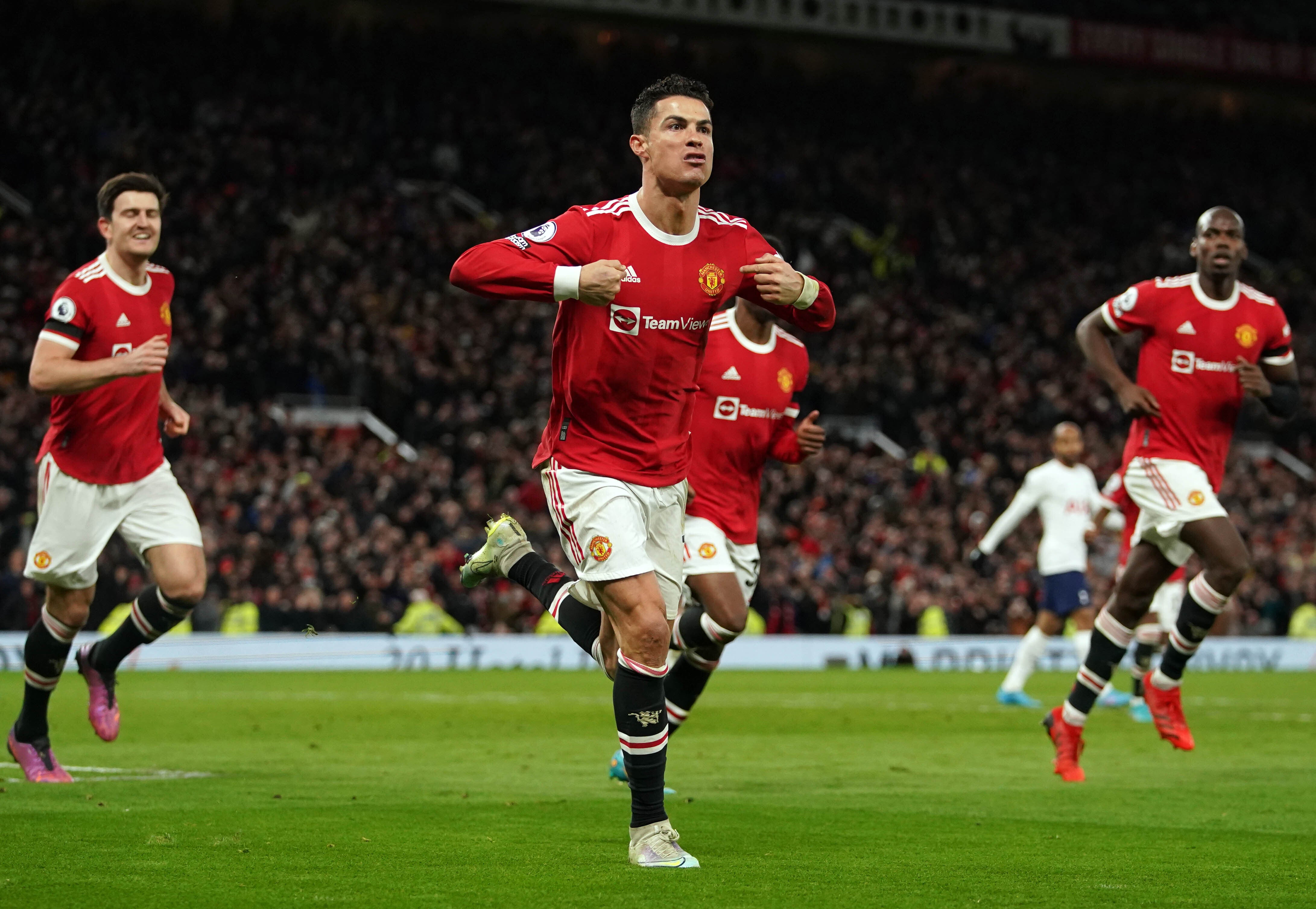 After a week of speculation about his future at Manchester United, Cristiano Ronaldo responded in characteristic fashion by scoring a hat-trick against Tottenham (Martin Rickett/PA)