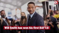 Will Smith wins first ever Bafta for Leading Actor at 2022 awards