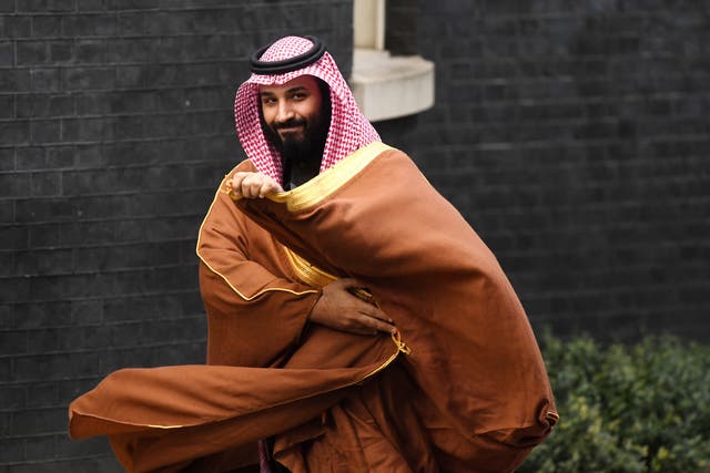 Saudi Arabia’s crown prince Mohammad bin Salman has been repeatedly criticised for human rights (PA)