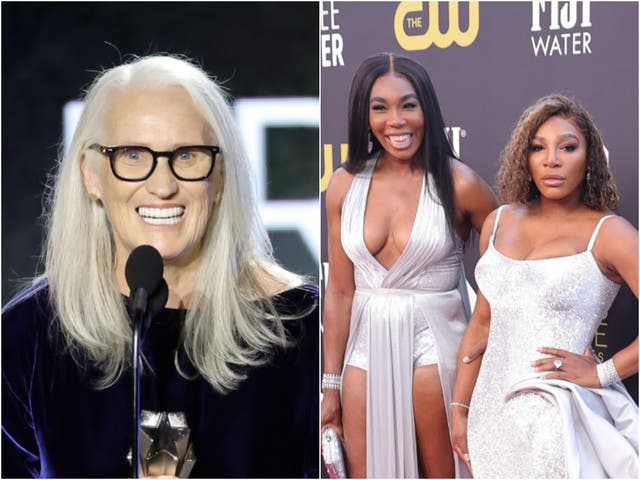 <p>Jane Campion and the Williams sisters</p>