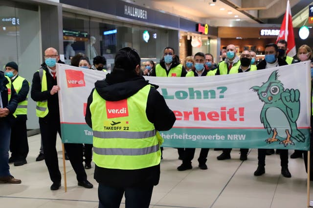 Germany Airports Walkouts