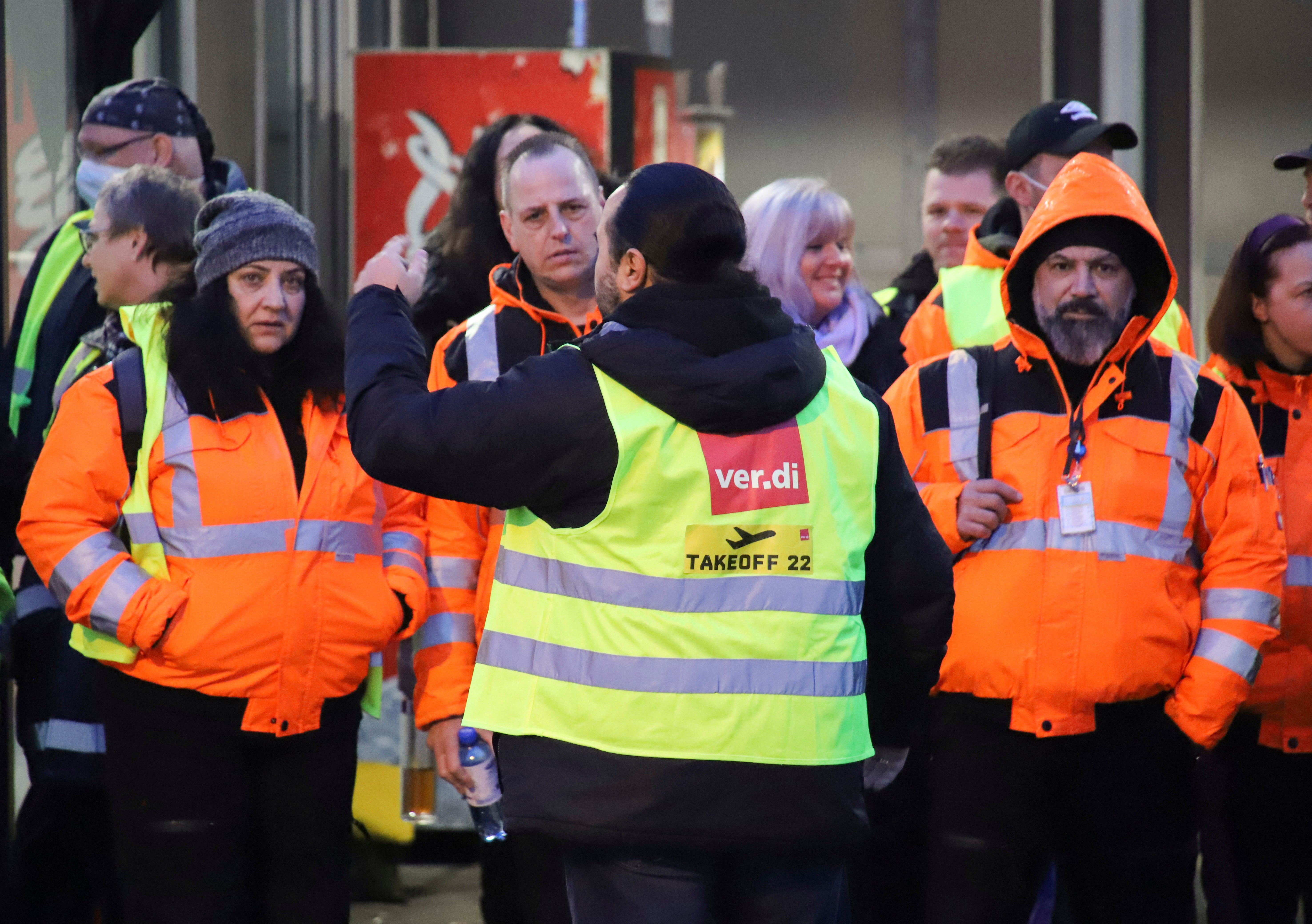 Germany Airports Walkouts