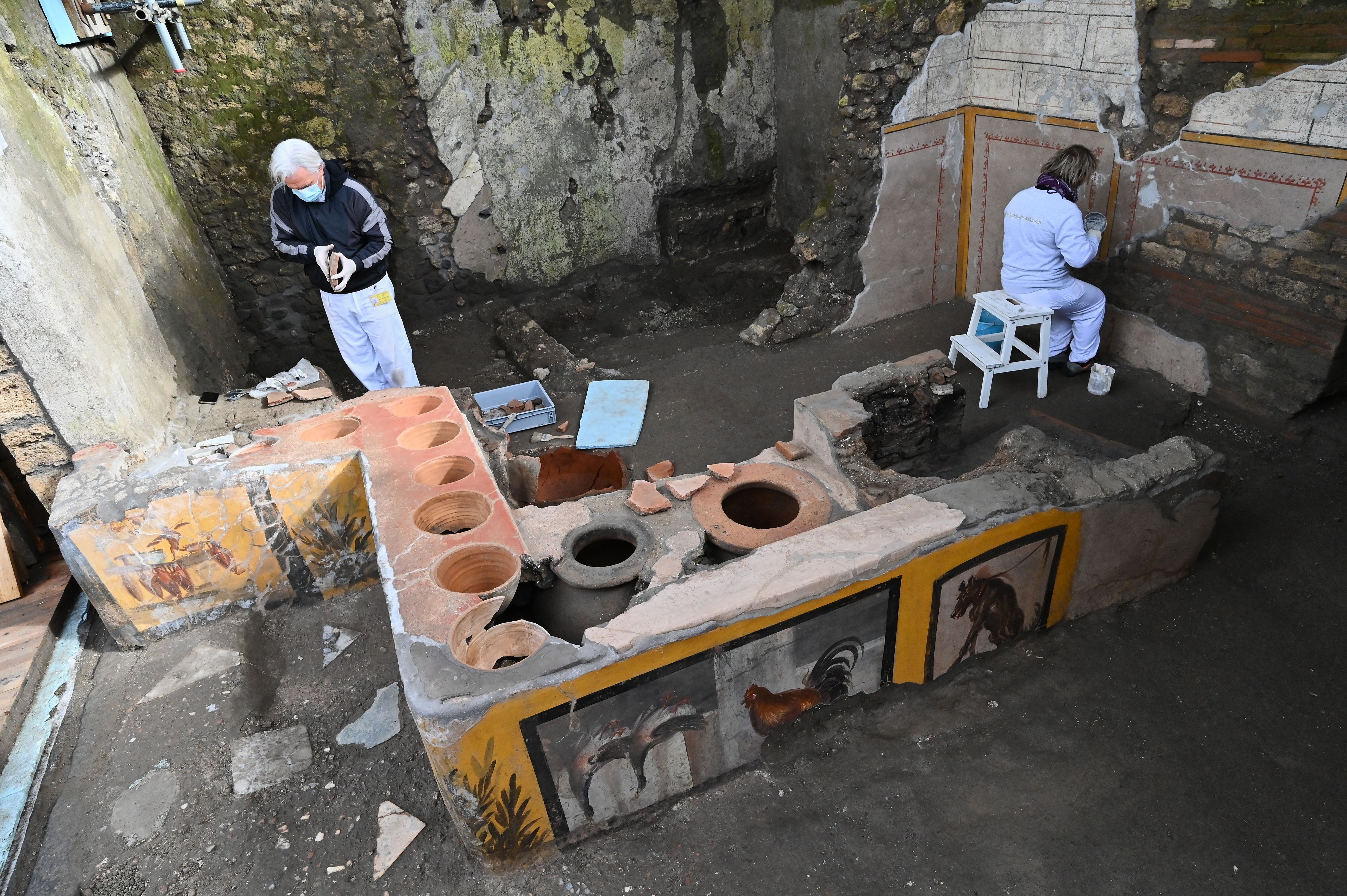The thermopolium was the ancient equivalent of a modern-day snack bar for Pompeii residents