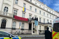 Squatters occupy London mansion owned by Russian oligarch Oleg Deripaska in protest over Ukraine war
