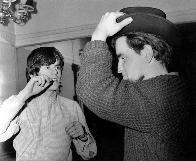 <p>Keith Richards with Ian Stewart in the Sixties</p>