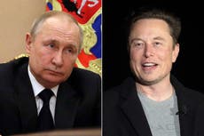 Elon Musk challenges Vladimir Putin to a fight for Ukraine