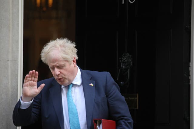 Boris Johnson is unlikely to take any Ukrainian refugees into No 10 under a new scheme to be set out on Monday due to security concerns (PA)