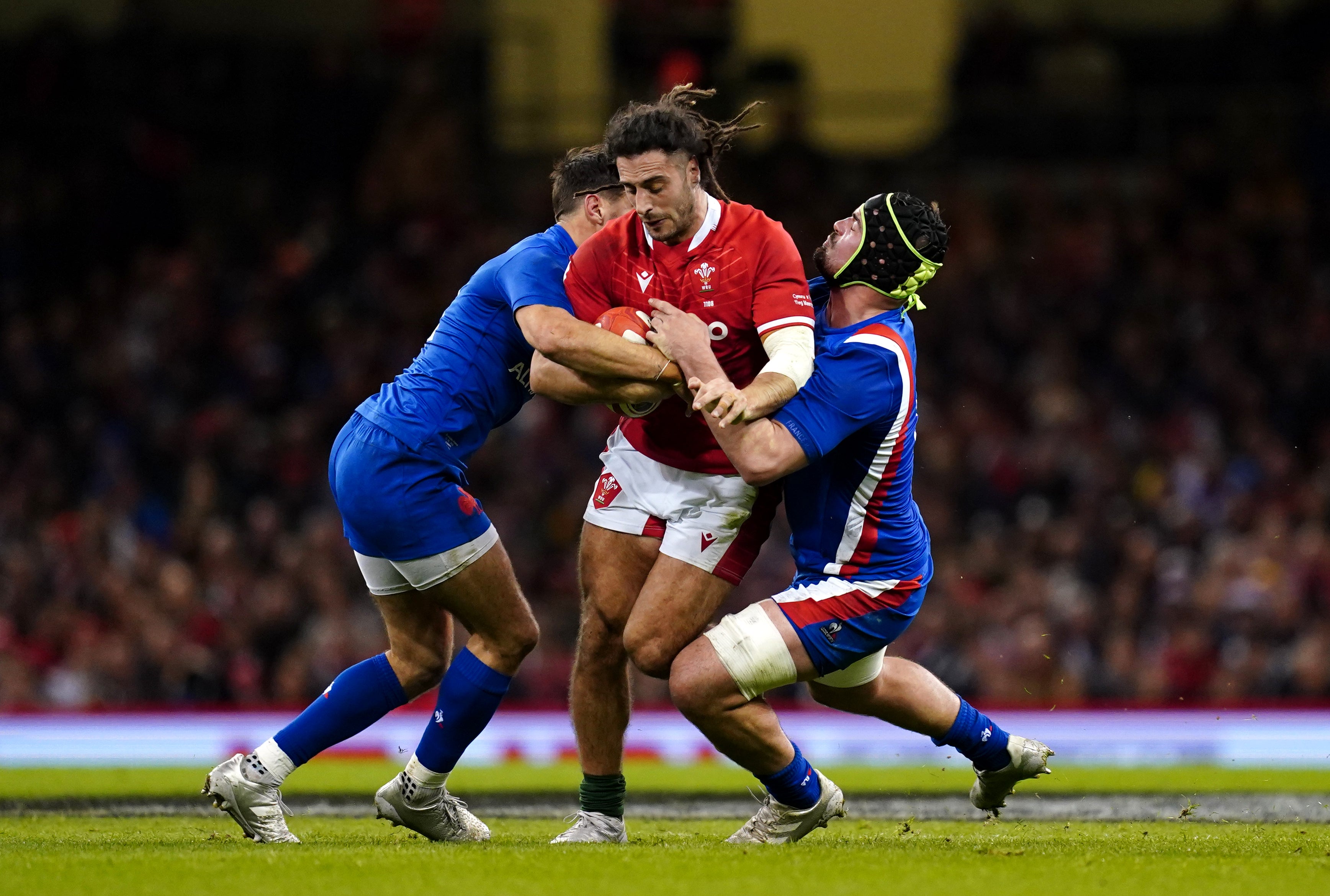 Wales’ Josh Navidi has made an immediate impression on his return to Test rugby