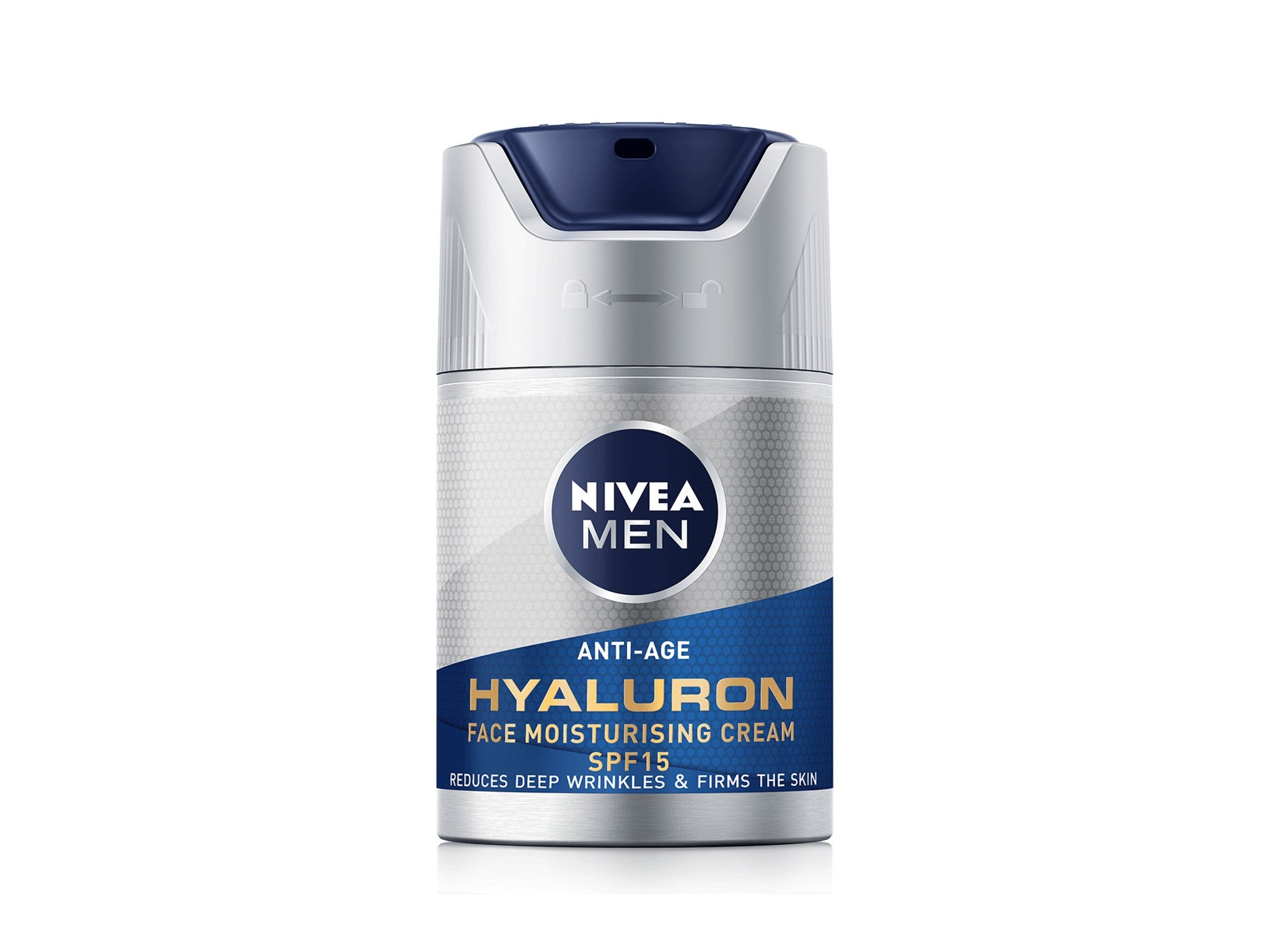 Nivea men anti-age hyaluron face moisturising cream SPF15 indybest