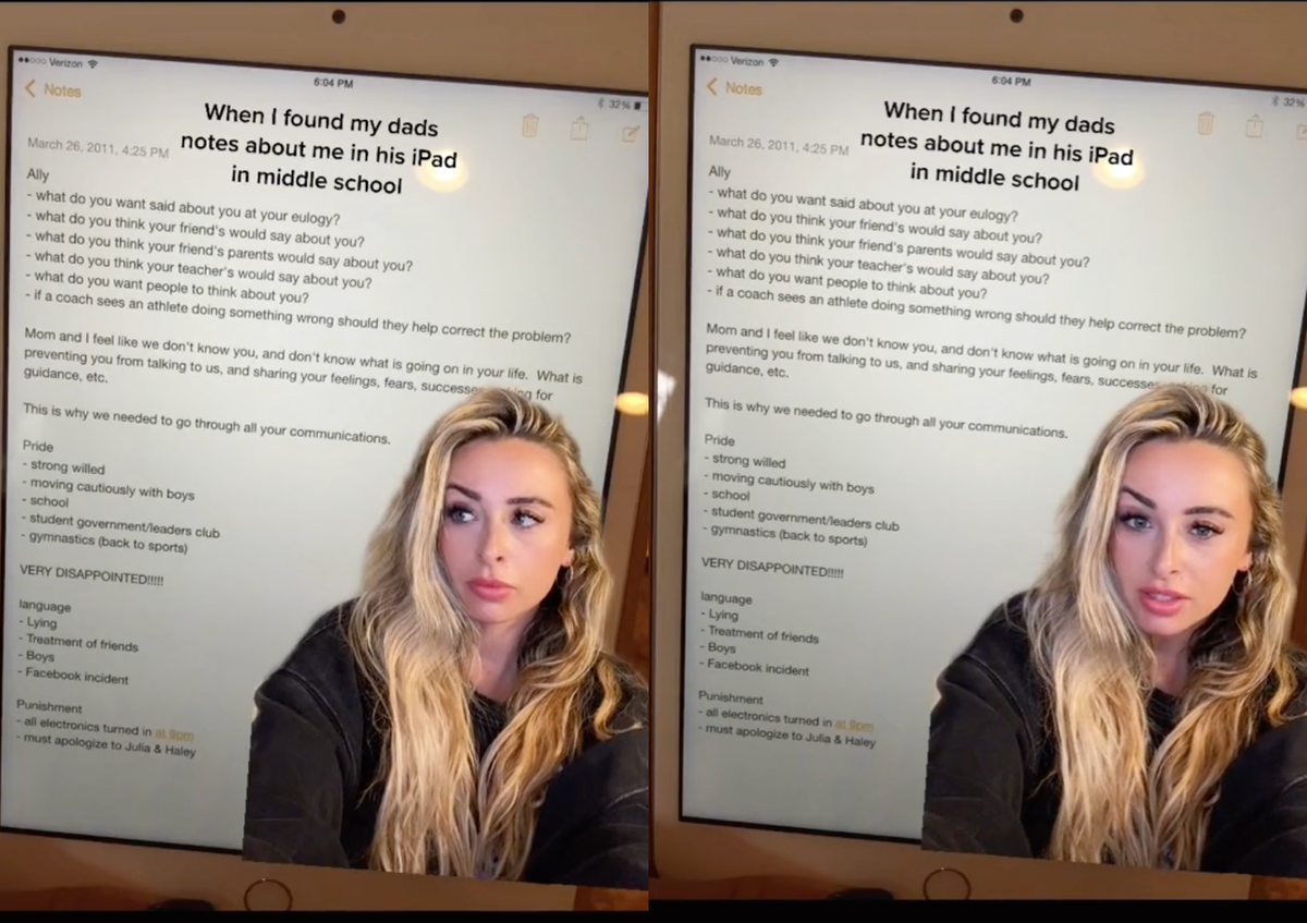 Father applauded for creating a note on iPad about discipling his daughter: &lsquo;This is a caring parent&rsquo;