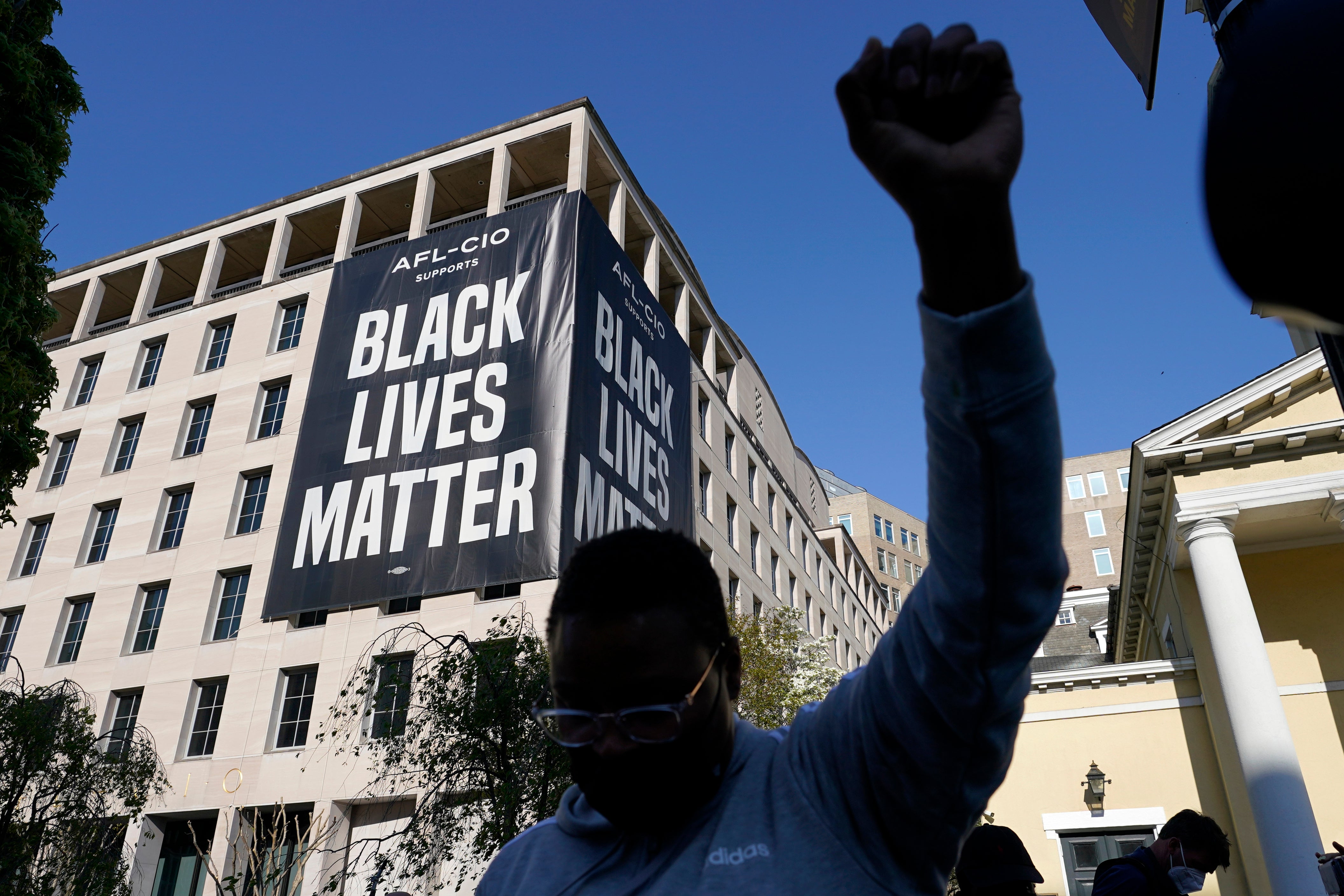 Black Lives Matter Plaza near the White House (AP Photo/Alex Brandon, File)