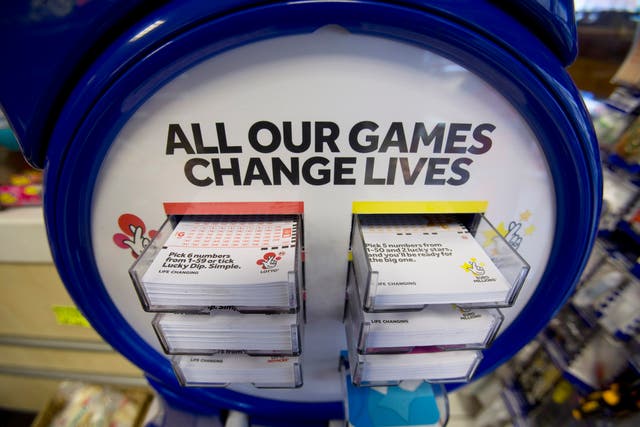 The National Lottery is set to be handed to a new operator from 2024 (Yui Mok/PA)