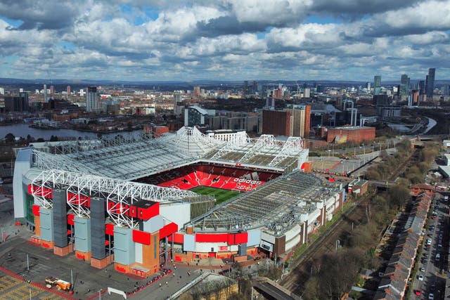 <p>Manchester United’s home ground Old Trafford</p>