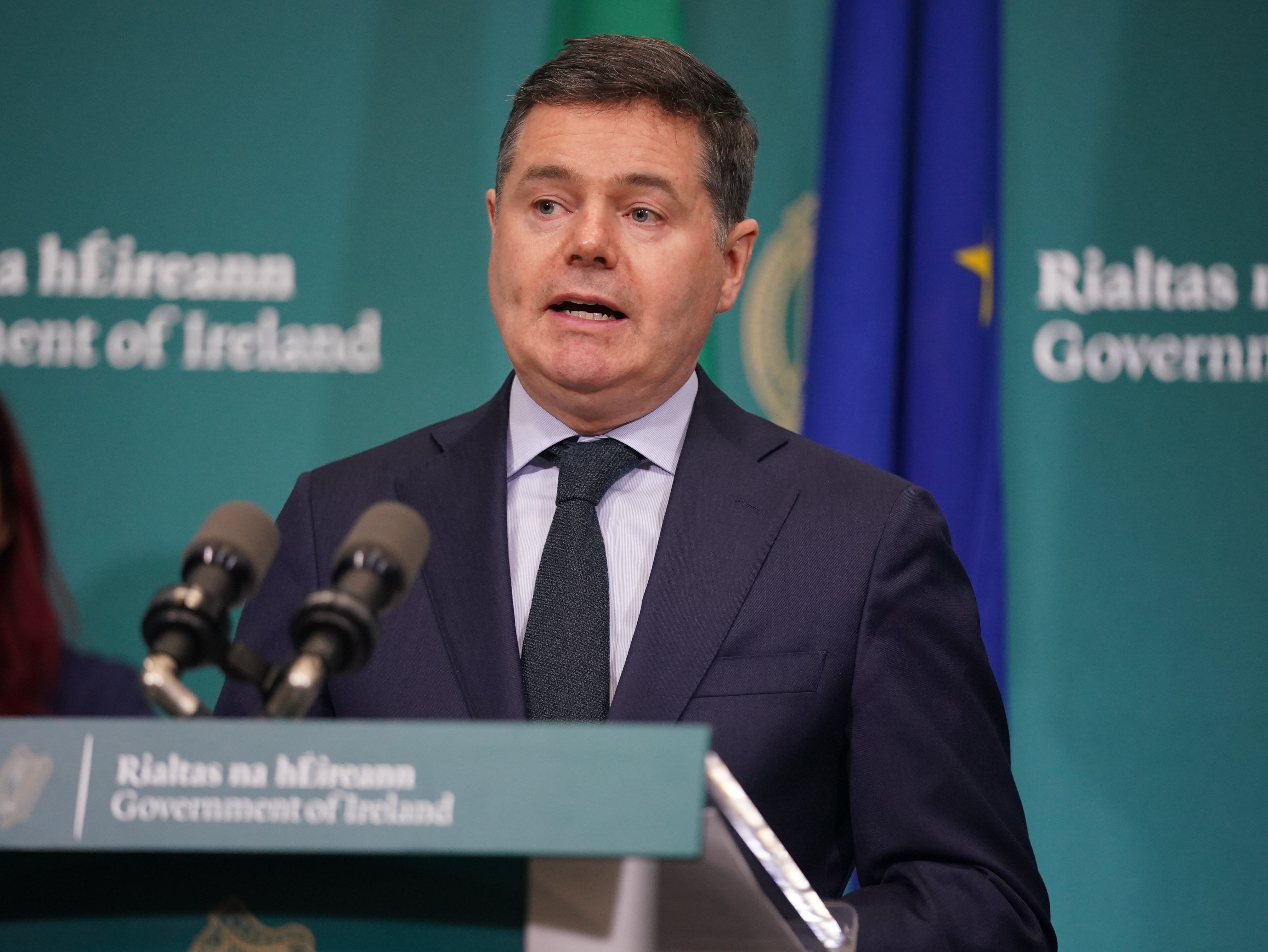 Minister for Finance, Paschal Donohoe, said he expects further sanctions against Russia and those connected to Vladimir Putin to be announced in the coming days (Niall Carson/PA)
