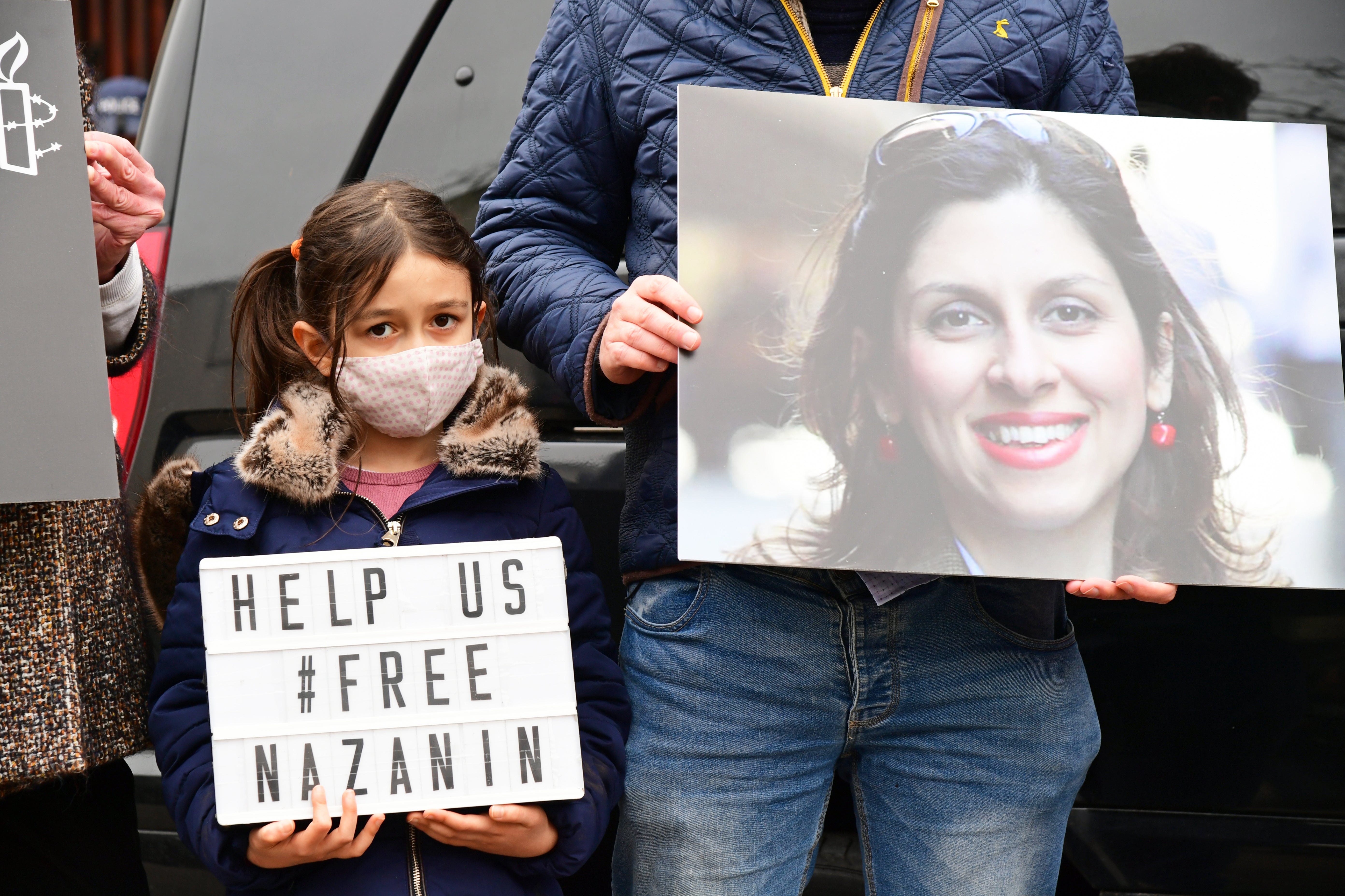 Nazanin Zaghari-Ratcliffe’s young daughter Gabriella campaigns for her mother to be freed