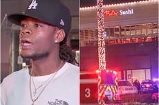 Martial arts experts stop shooting at sushi restaurant by fighting off gunman