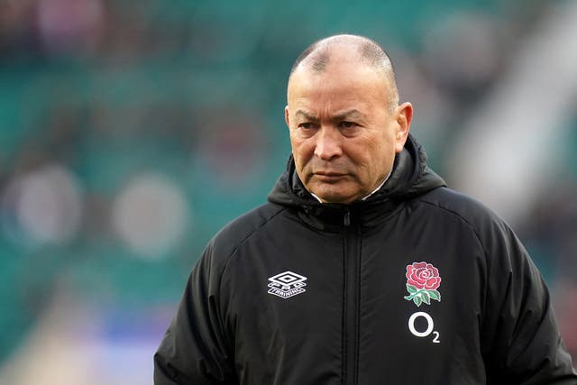 Eddie Jones’ position as England boss is under scrutiny after another disappointing Six Nations (Adam Davy/PA)