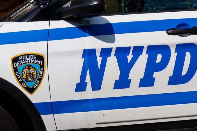 <p>A New York Police Department vehicle.  </p>