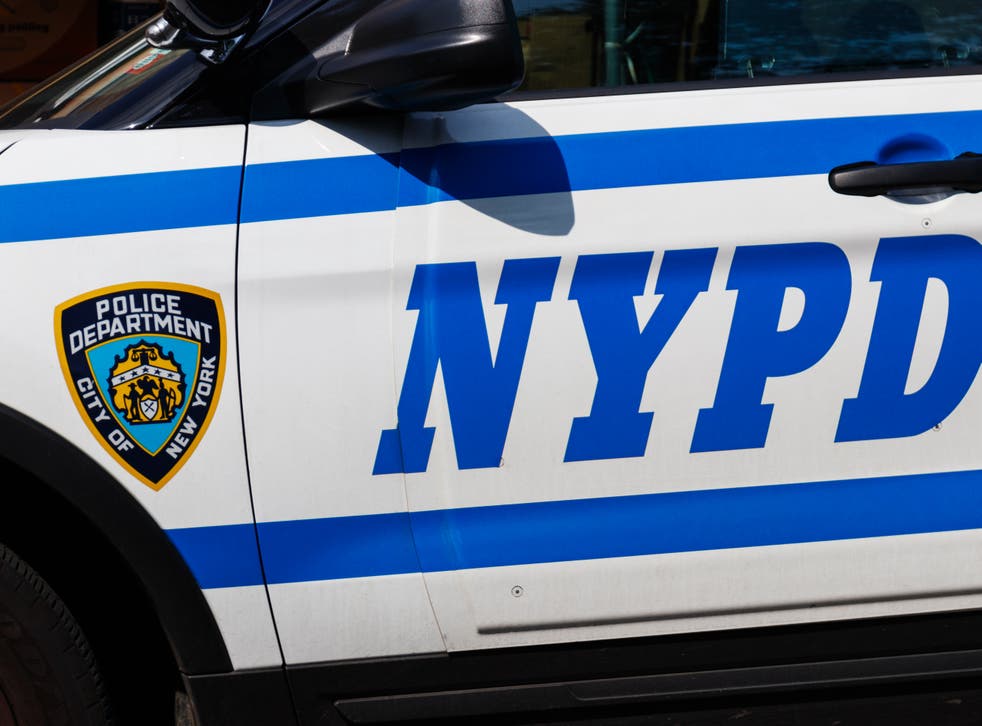 <p>A New York Police Department vehicle.  </p>