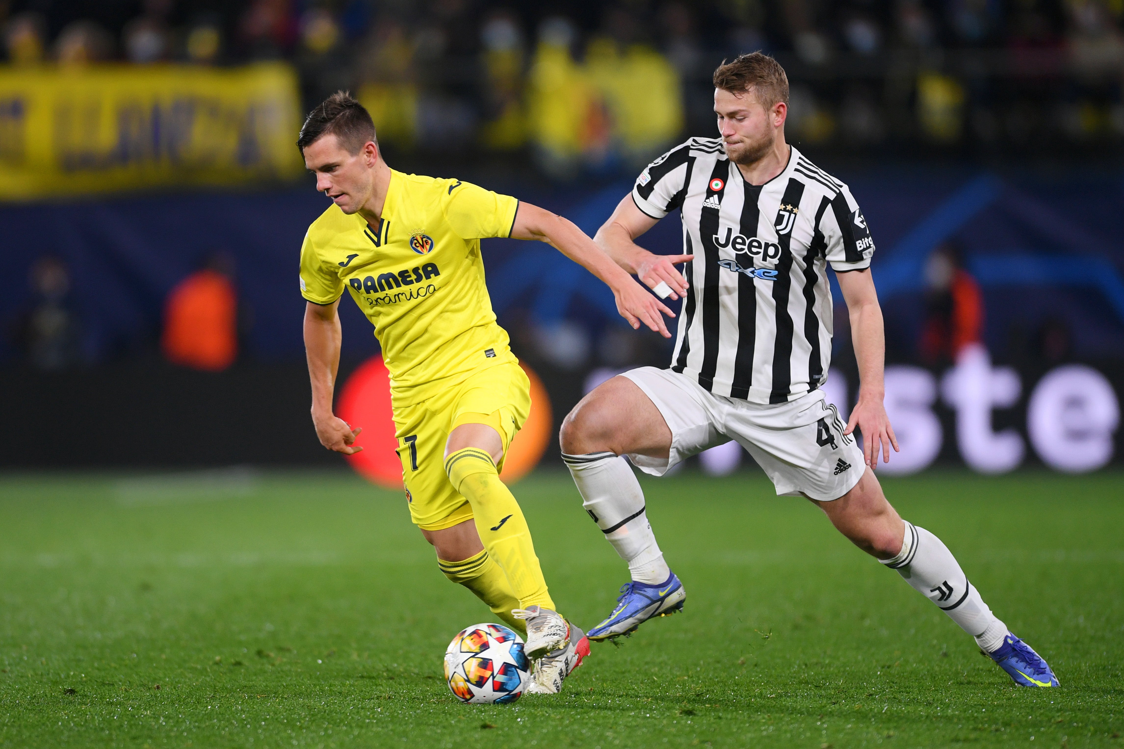 Juventus host Villarreal in the second leg of their Round of 16 Champions League tie