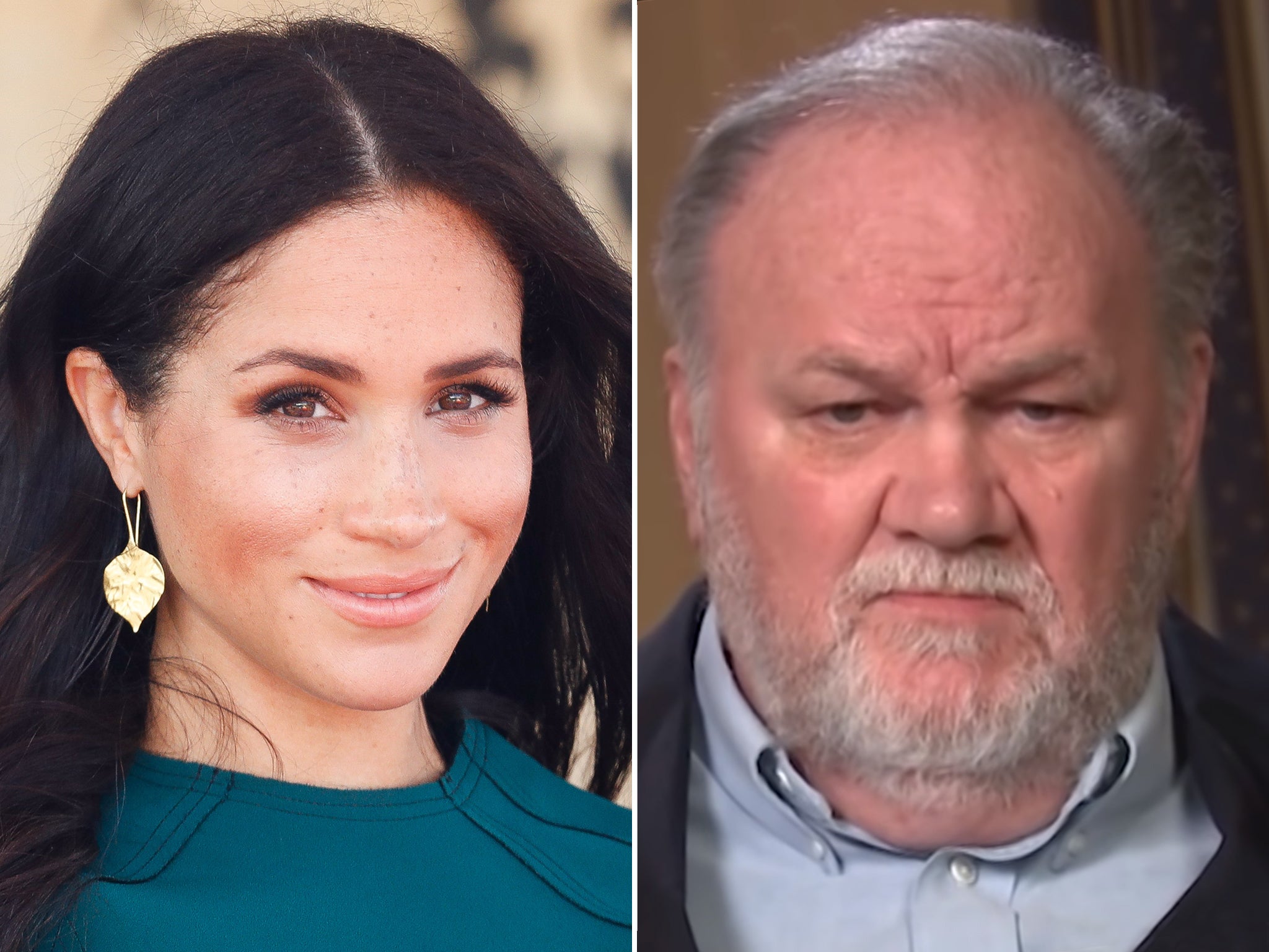 Meghan is estranged from her father, Thomas