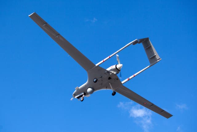 <p>The Turkish-made Bayraktar TB2 drone has been used in modern conflicts in Syria and Libya </p>
