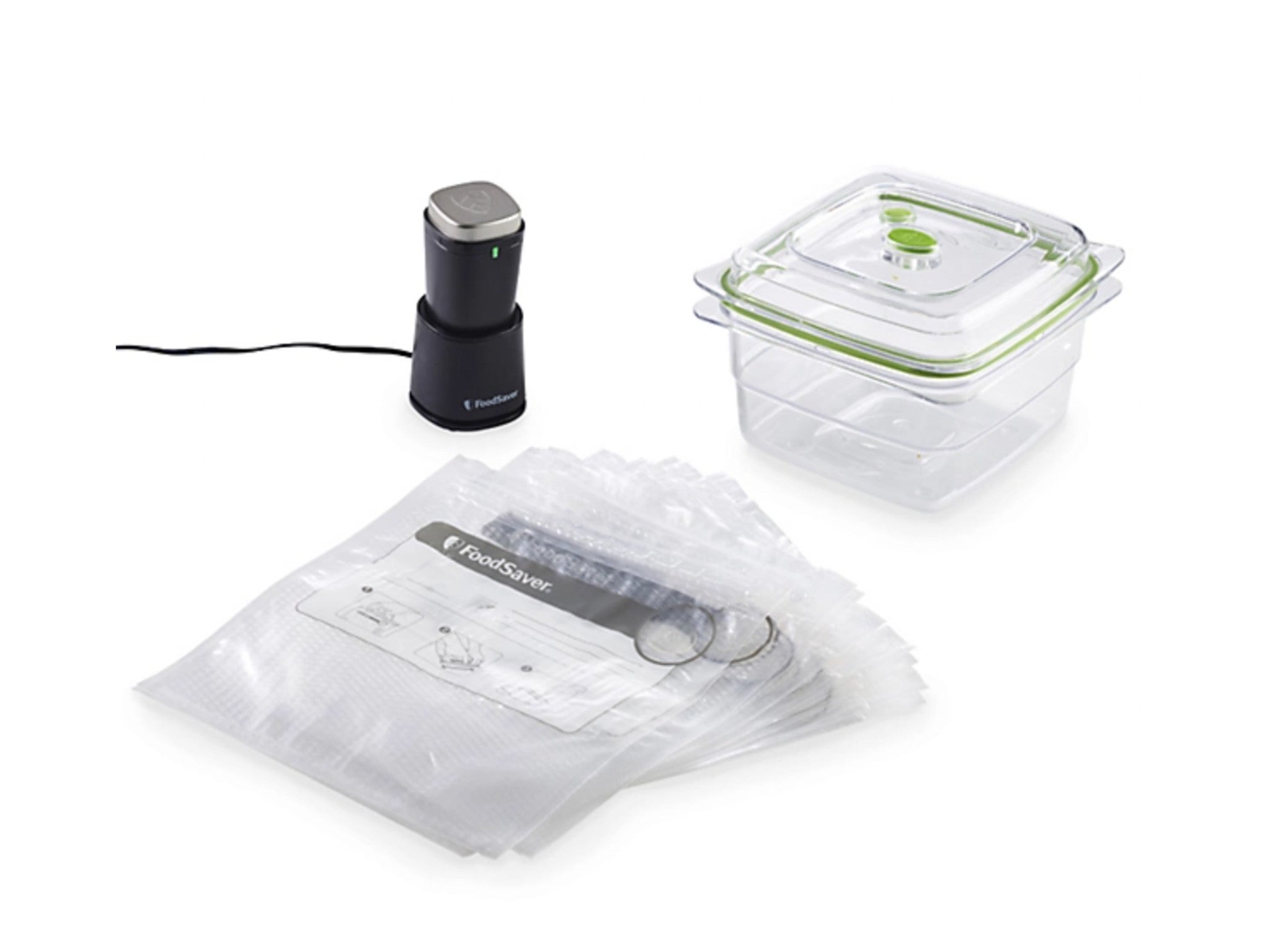 FoodSaver handheld vacuum sealer plus 10 bags and box  indybest.jpg