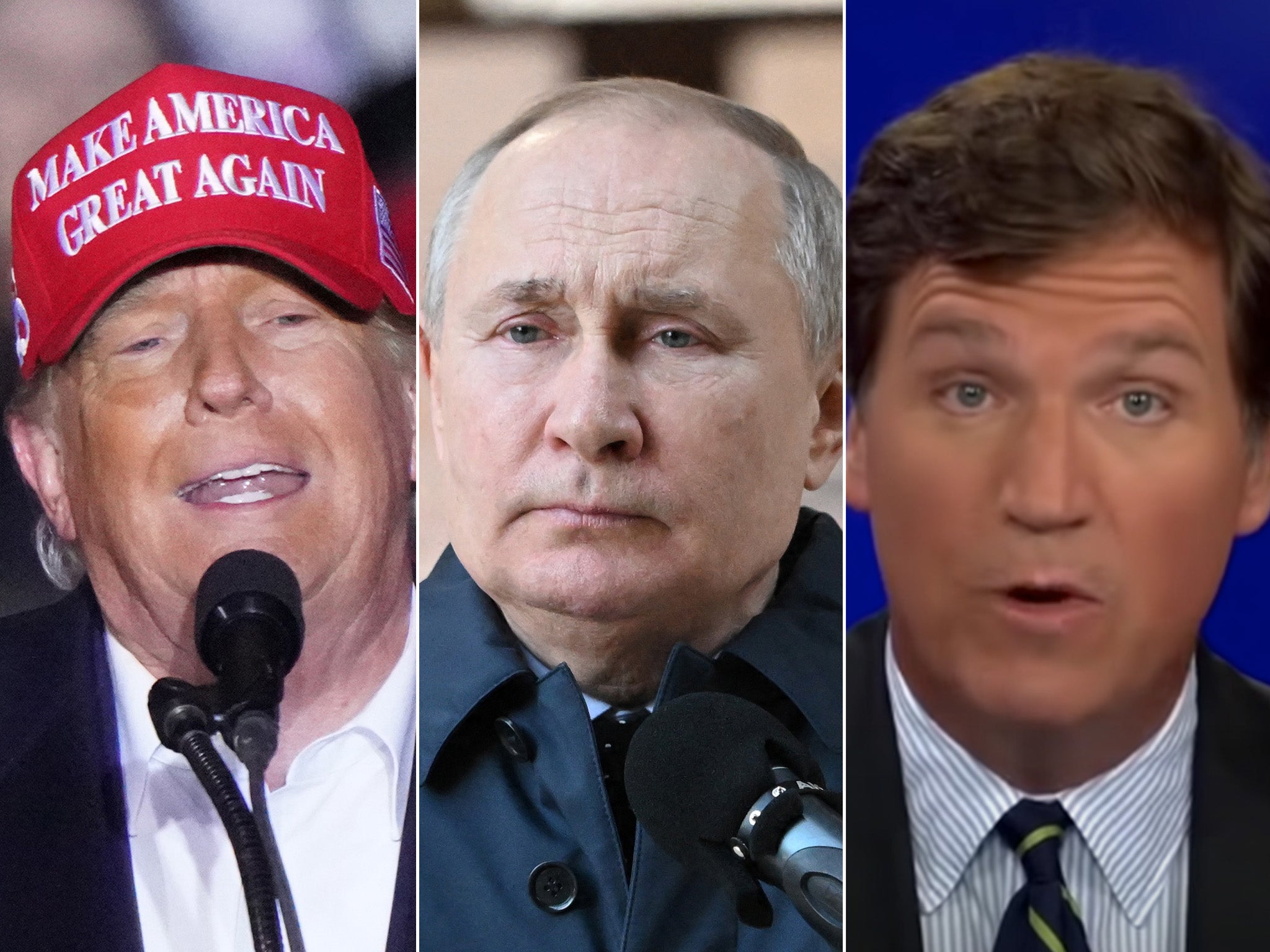 In Vlad we trust? Trump and Fox News host Tucker Carlson admire ‘strongman’ Putin