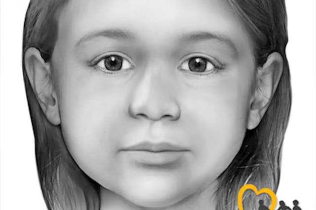 <p>A sketch of “Little Miss Nobody,” a little girl whose unidentified remains were discovered in an Arizona desert wash in 1960. </p>