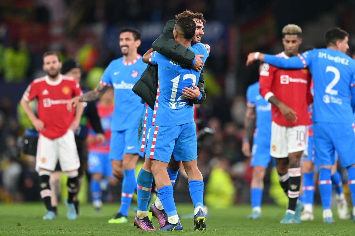 Atletico Madrid players Koke and Antoine Griezmann attend the game News  Photo - Getty Images