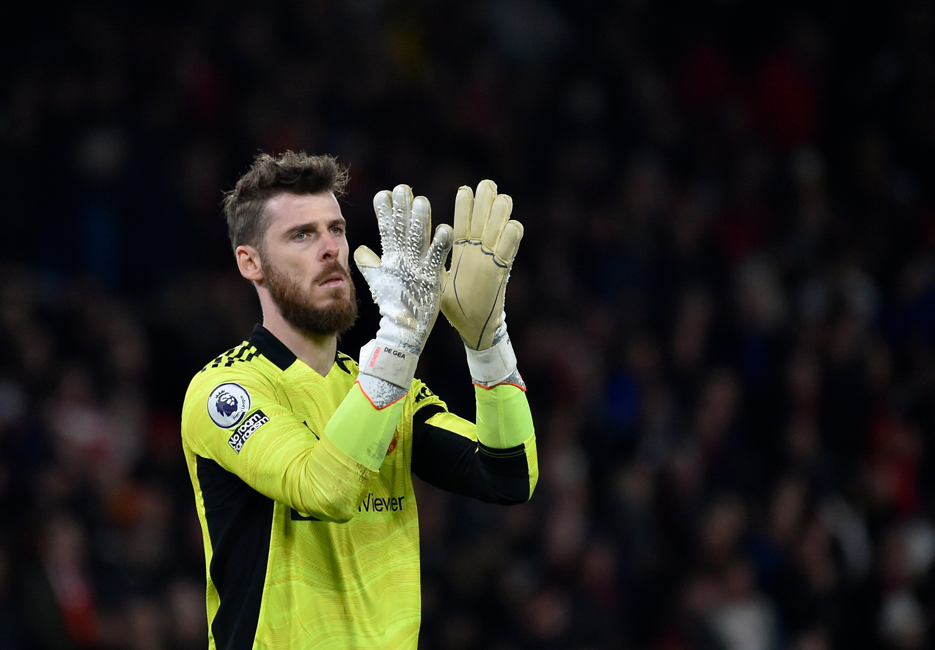 David De Gea was disappointed after his side’s Champions League exit (Rui Vieira/AP)