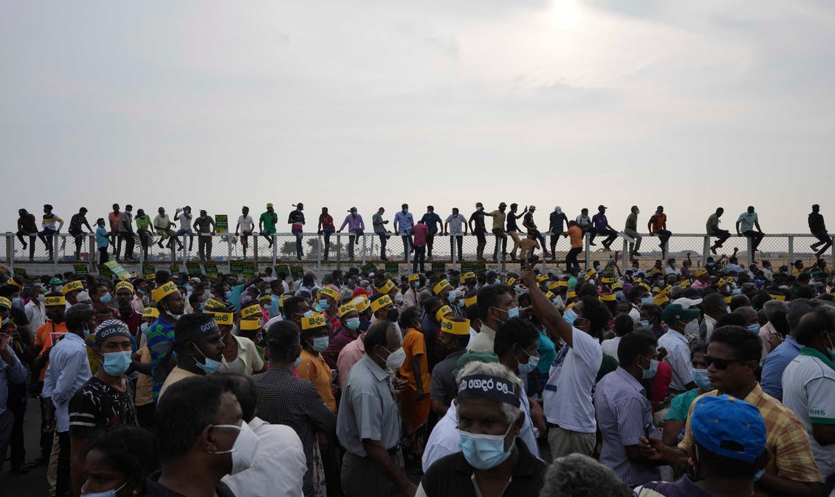 Protesters blame Sri Lanka leader for severe economic crisis