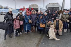 His bus has been shot and blown up but this US veteran is still crossing Ukraine, saving lives