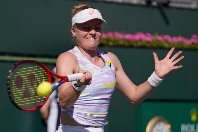 Harriet Dart is set to break into the top 100 for the first time (Mark J. Terrill/AP)