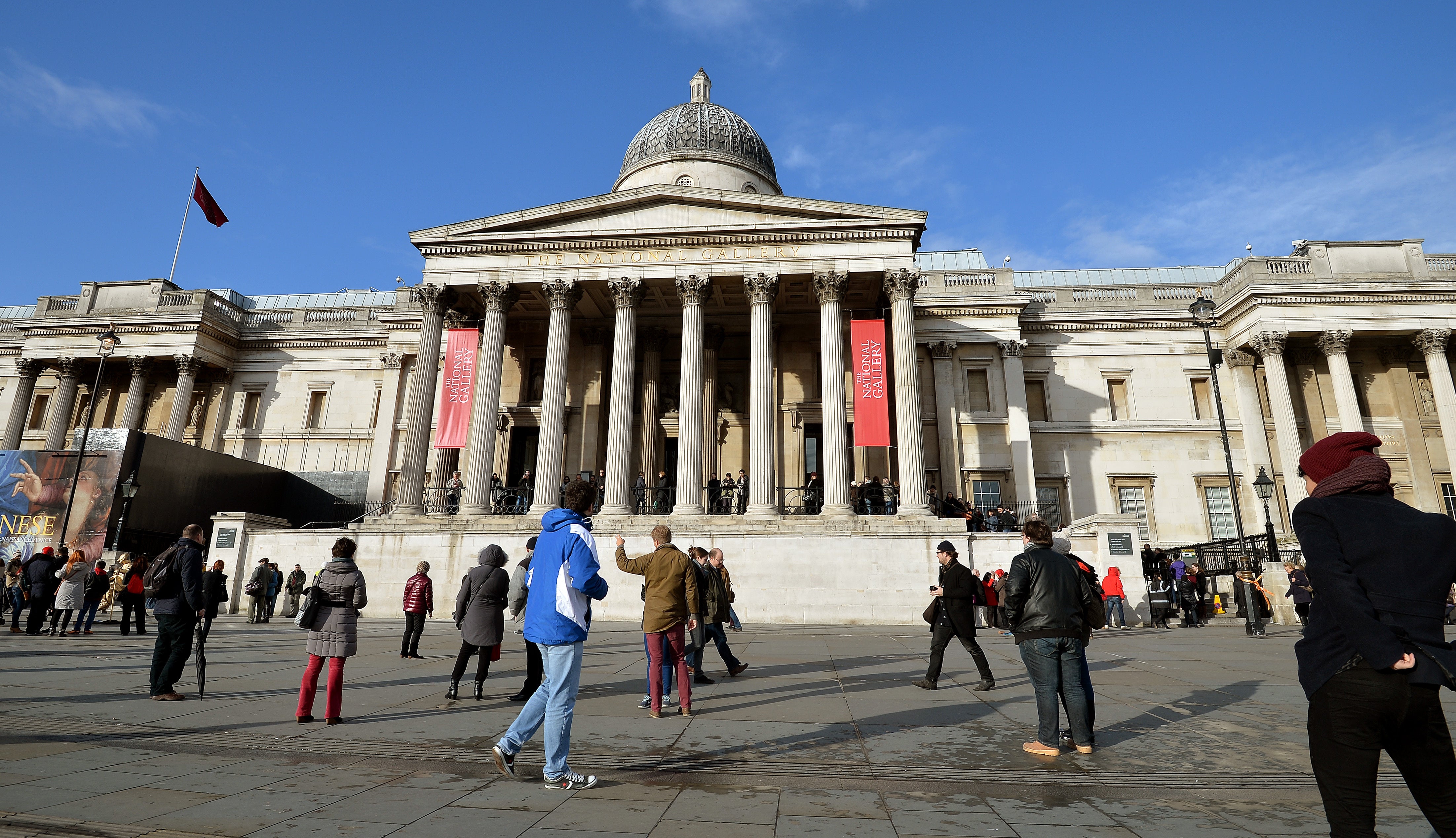 The National Gallery in Trafalgar Square (John Stillwell/PA)