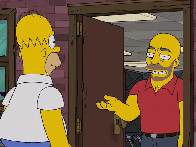 <p>Homer meets an unnamed ‘right wing podcaster’ in the latest episode of ‘The Simpsons'</p>