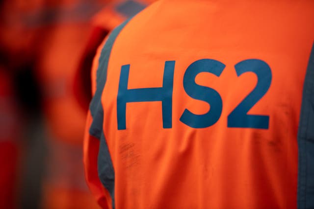 The minister responsible for HS2 has revealed he is “concerned’ at the rate of the high-speed railway project’s cost increases (Jacob King/PA)