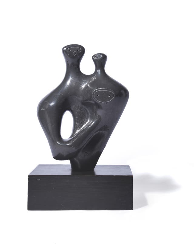 Henry Moore’s Mother And Child sold for £400,000 at auction after a bidding war (Dreweatts/PA)