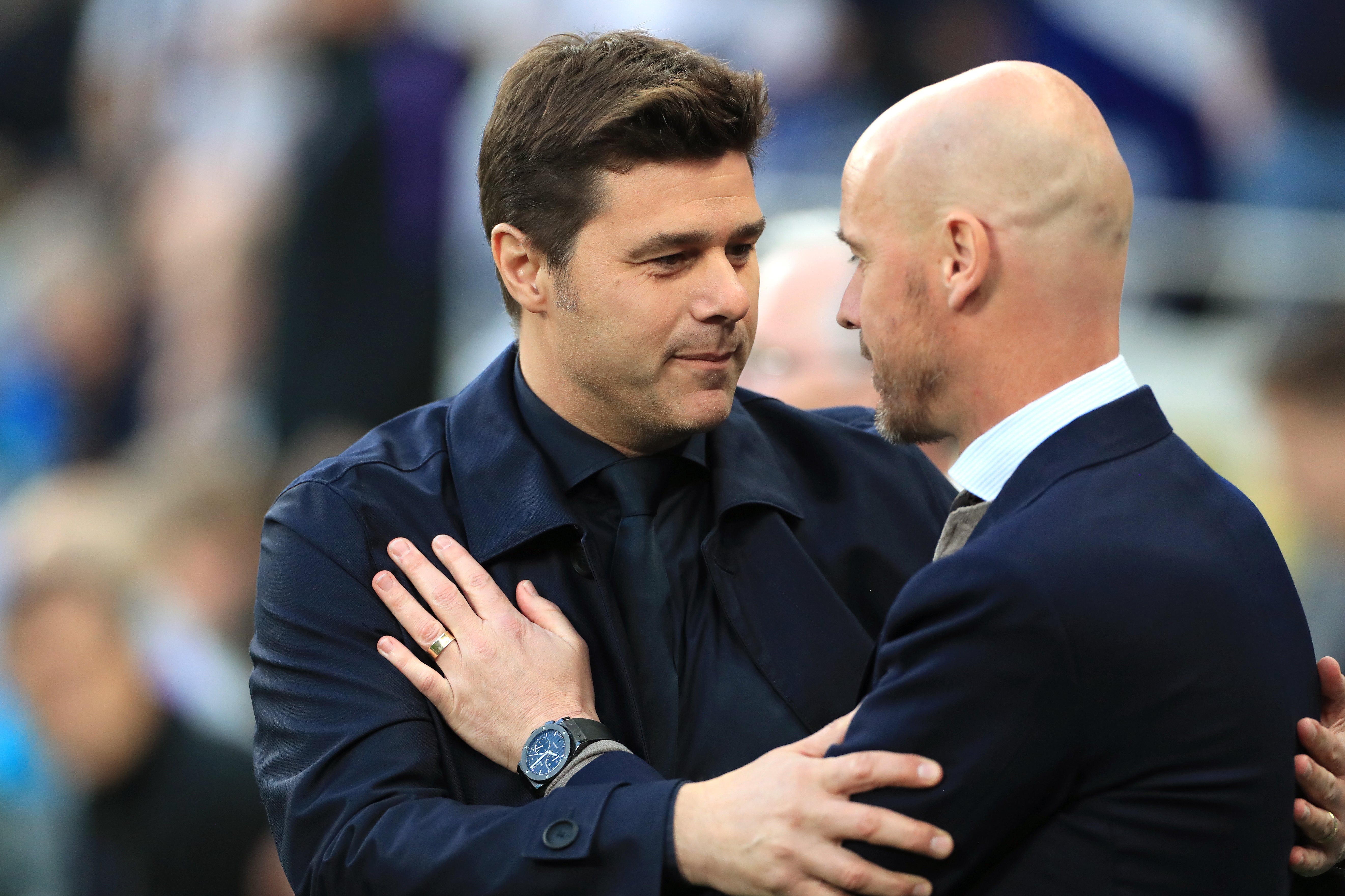 Mauricio Pochettino and Ajax manager Erik ten Hag are admired by Manchester United (Mike Egerton/PA)