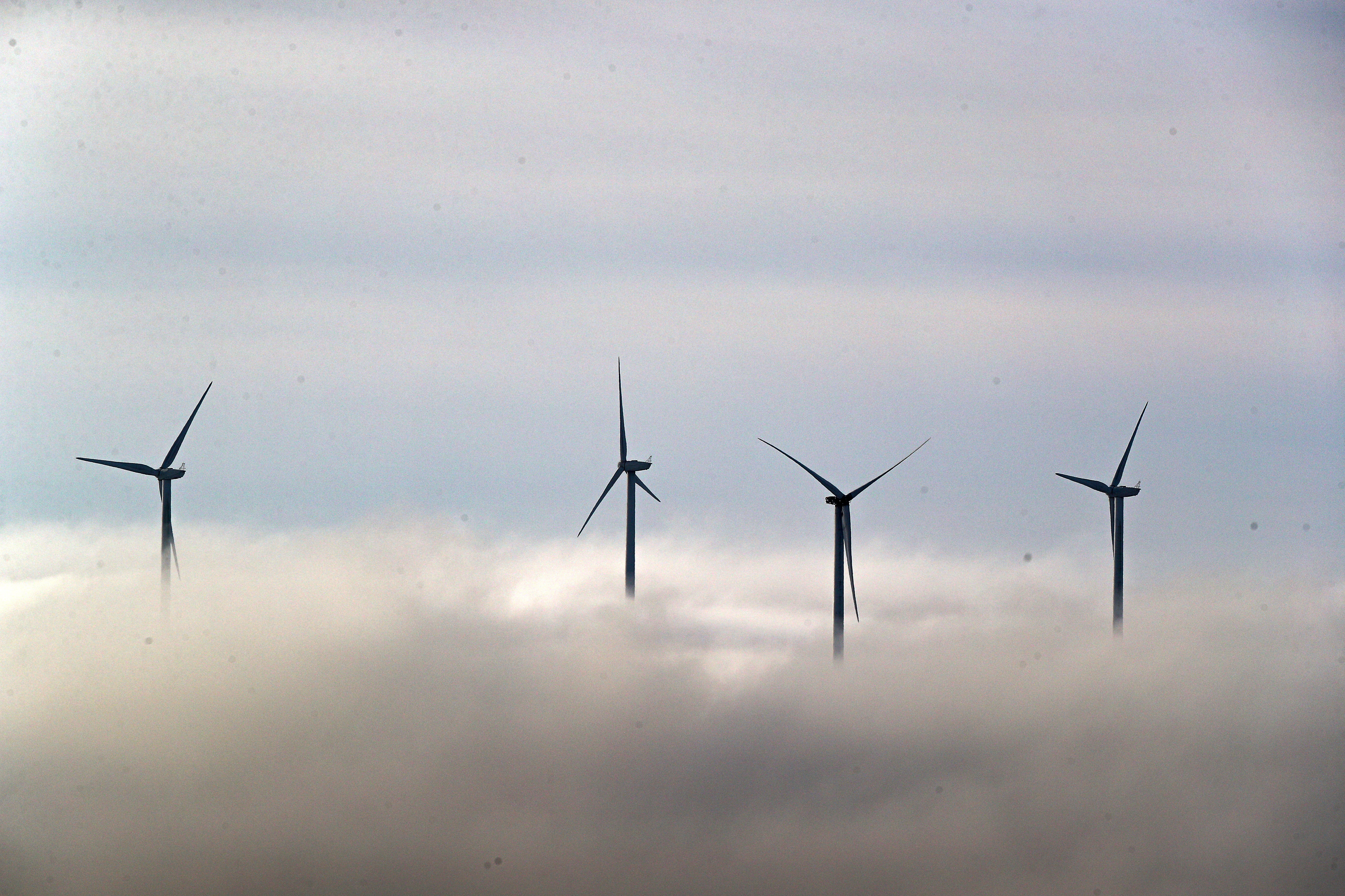 Wind turbines (Peter Byrne/PA)