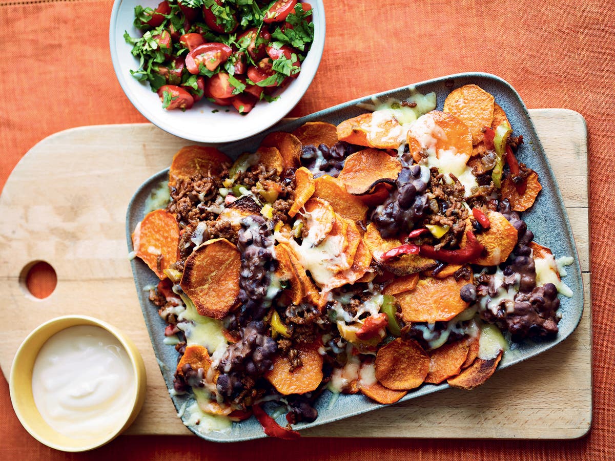 Joe Wicks’ sweet potato nachos: ‘A really healthy recipe with loads of good stuff’ Joe Wicks’ sweet potato nachos: ‘A really healthy recipe with loads of good stuff’