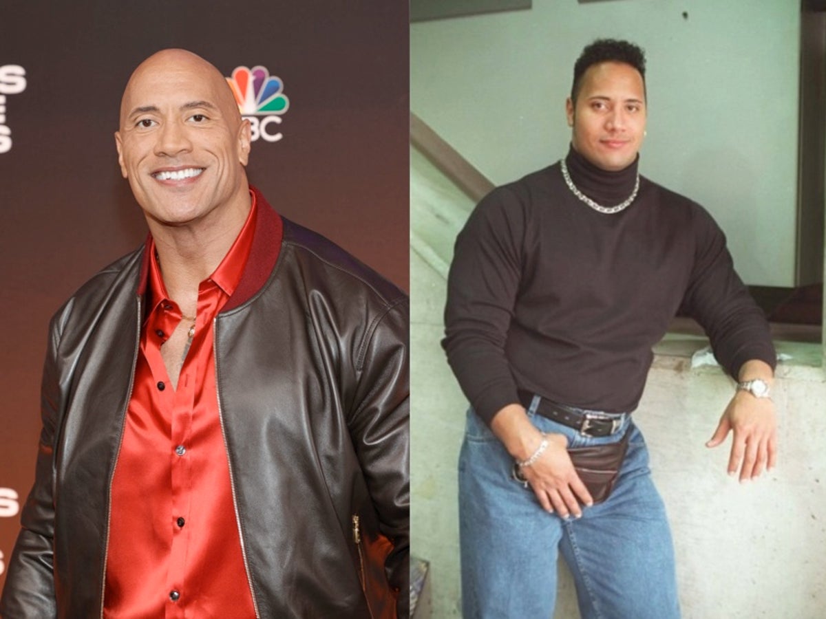 Skulptur strubehoved skæbnesvangre Dwayne 'The Rock' Johnson reveals what was in his fanny pack in famous 90s  photo | The Independent