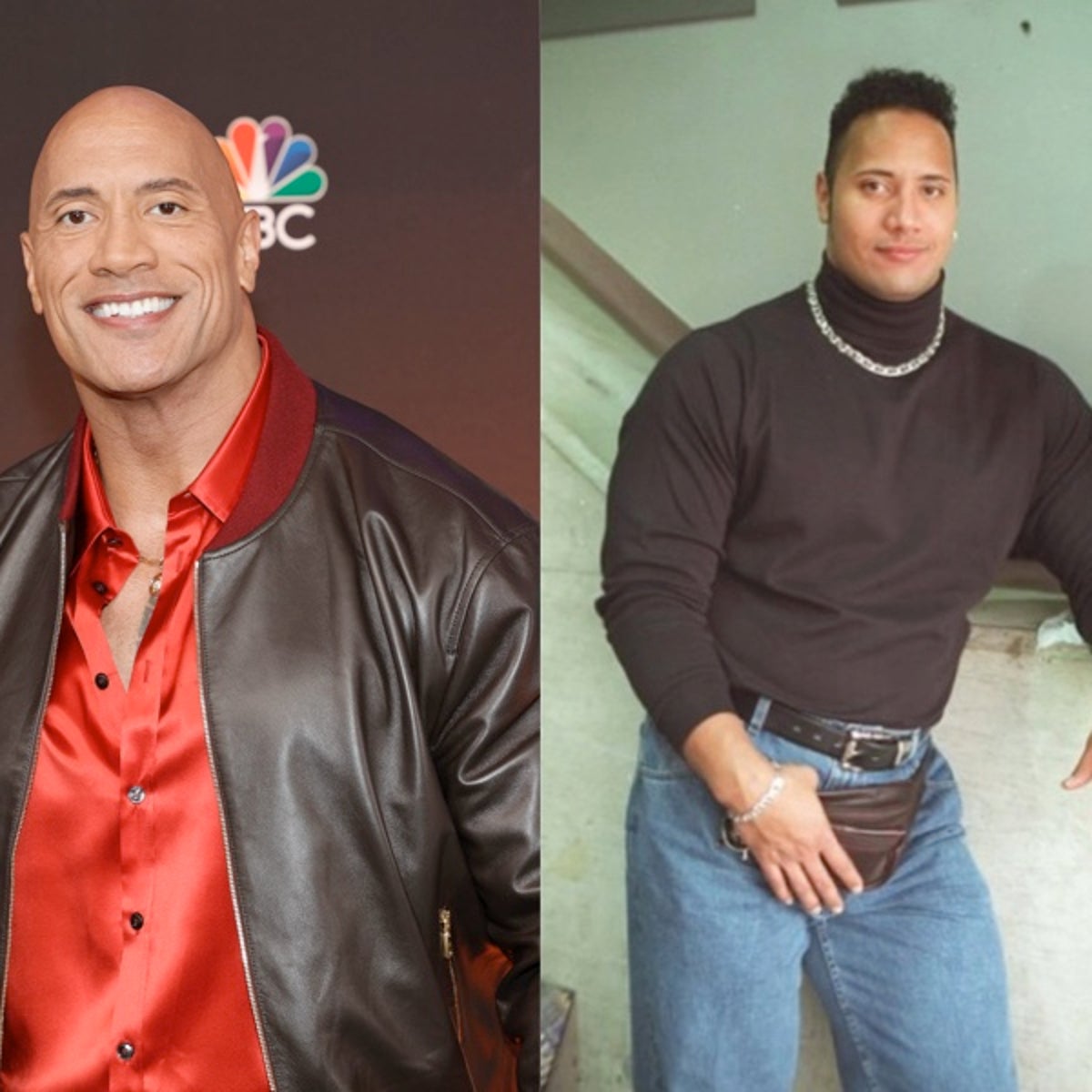 Dwayne 'The Rock' Johnson reveals what was in his fanny pack in famous 90s  photo