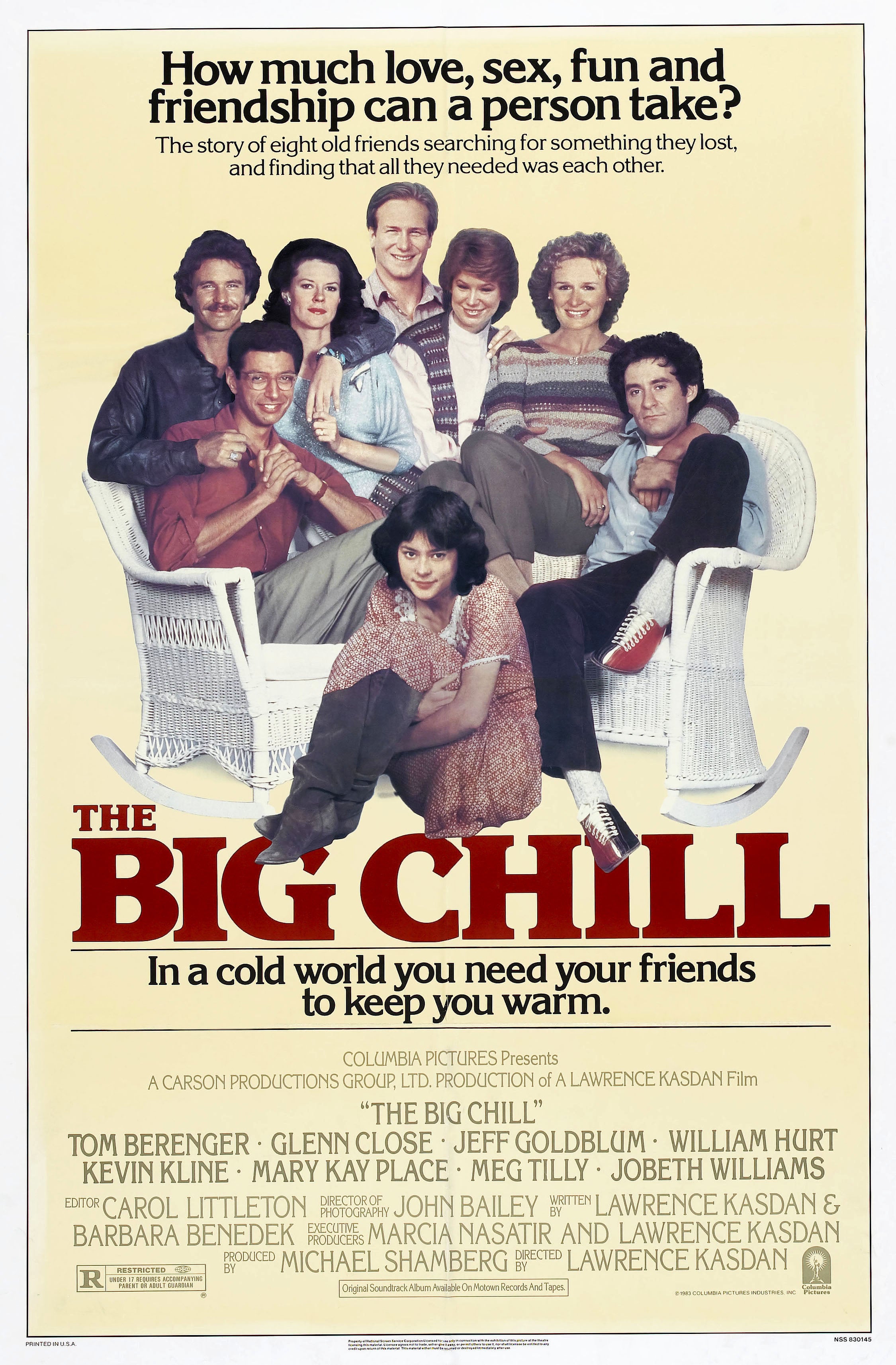 You can still see the lingering influence of ‘The Big Chill’ today. It directly inspired the US TV series ‘Thirtysomething’, which aired on ABC from 1987 to 1991