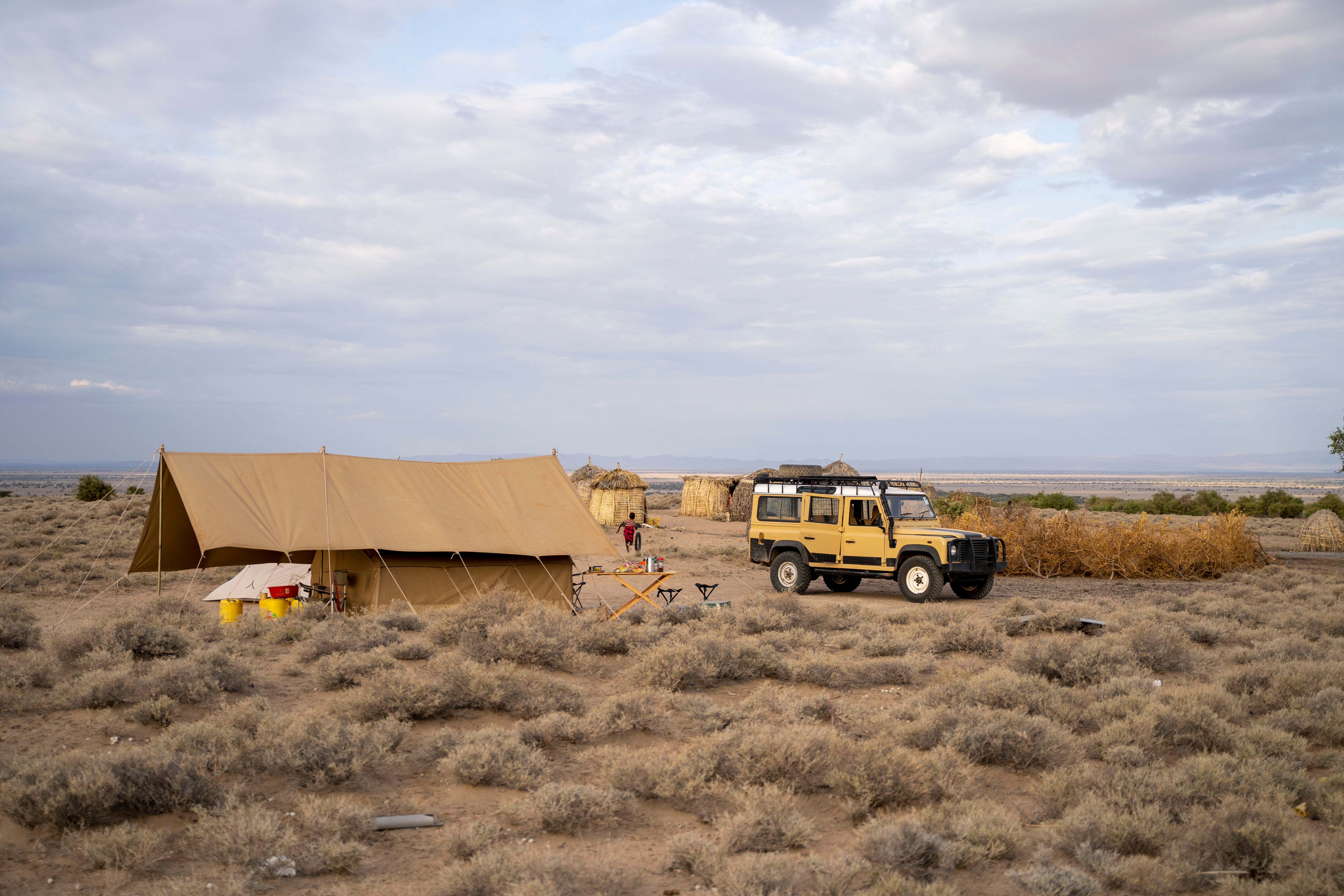 Our research camp in Moru Sipo, southern Turkana