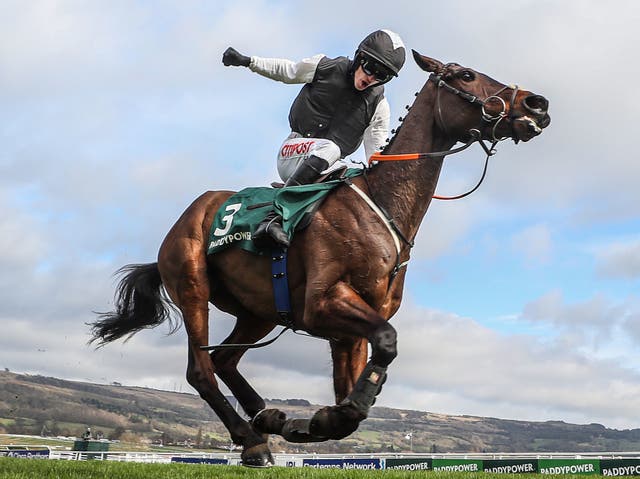 <p>Flooring Porter ridden by jockey Danny Mullins</p>