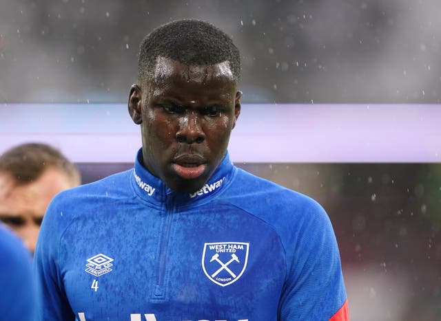 <p>Zouma has continued to play for the Hammers since the incident</p>