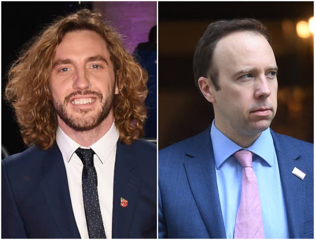 <p>Seann Walsh says he related to Matt Hancock</p>