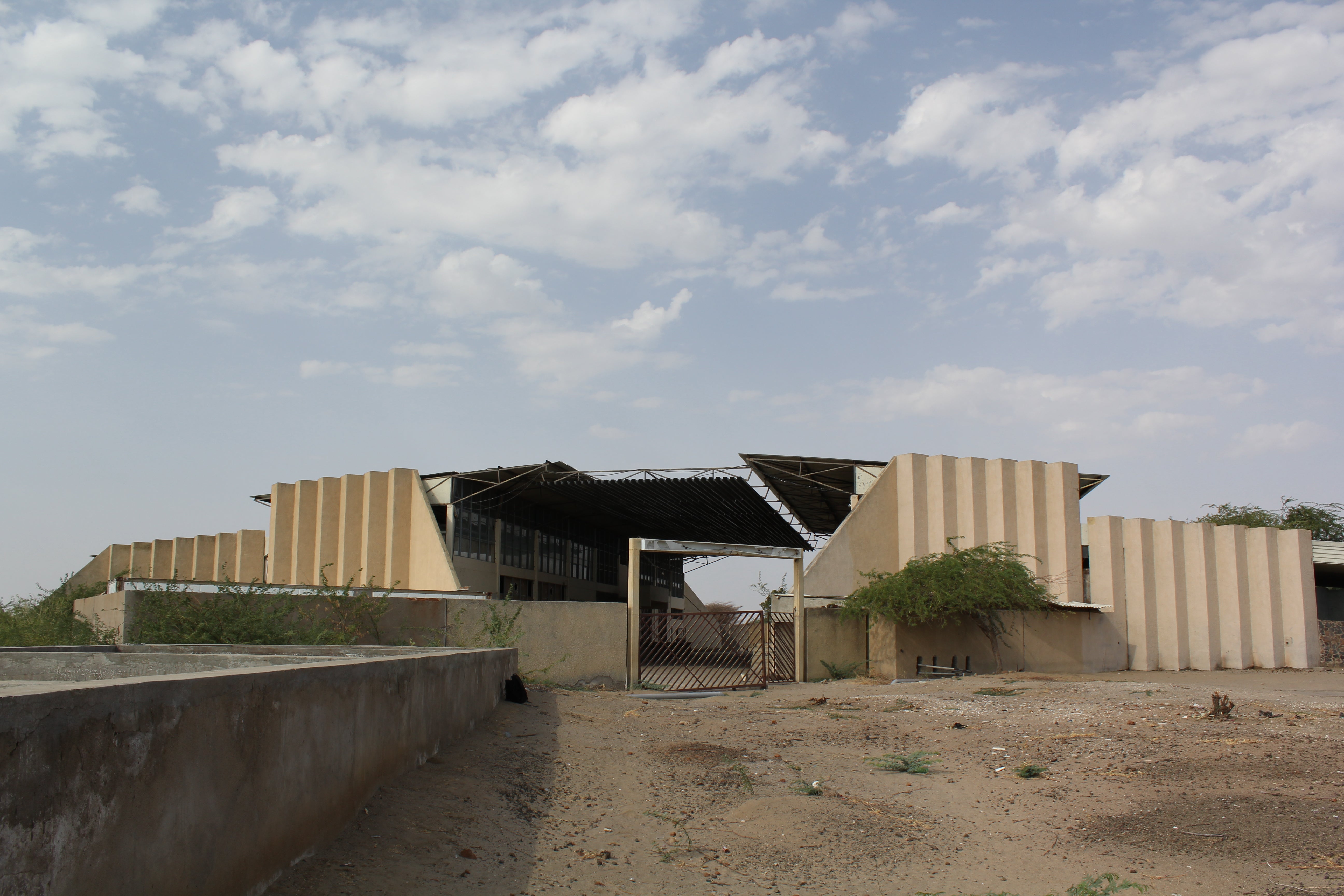 The factory built by Norad at Kalokol, on the western shore of Lake Turkana